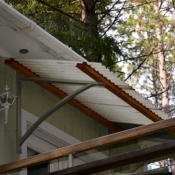 fiberglass Awning over door