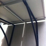 Power-Structures Richmond, Ca. Blue Bracket Underside